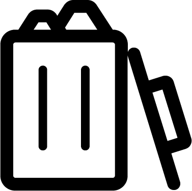 377x376 Full Trash Can Icon Iconbros