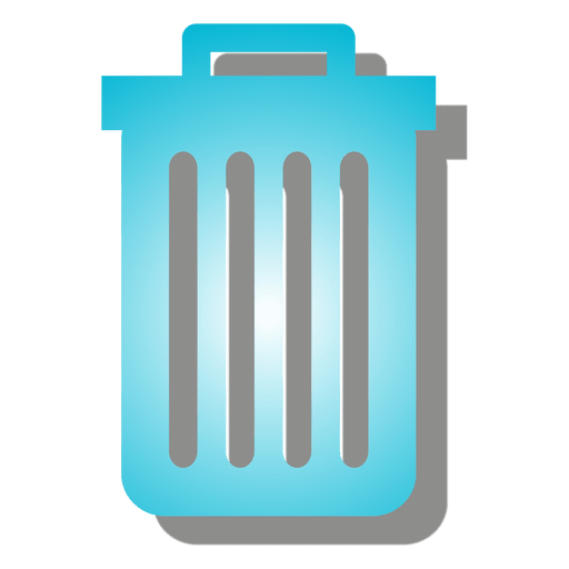 512x512 Gradient Trash Can Icon