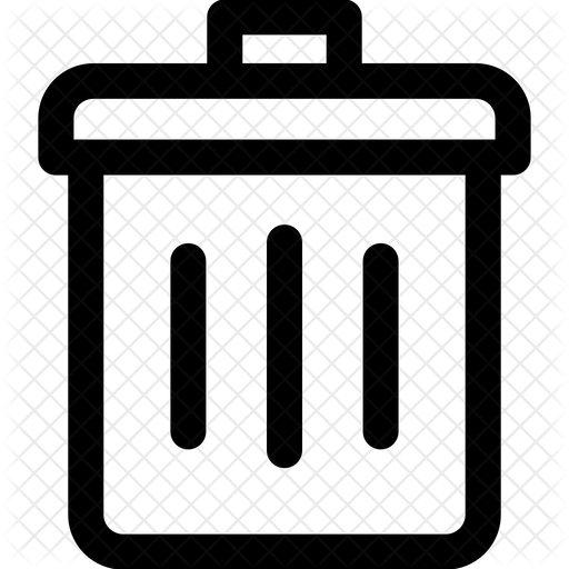 512x512 Trash Bn Of Line Style