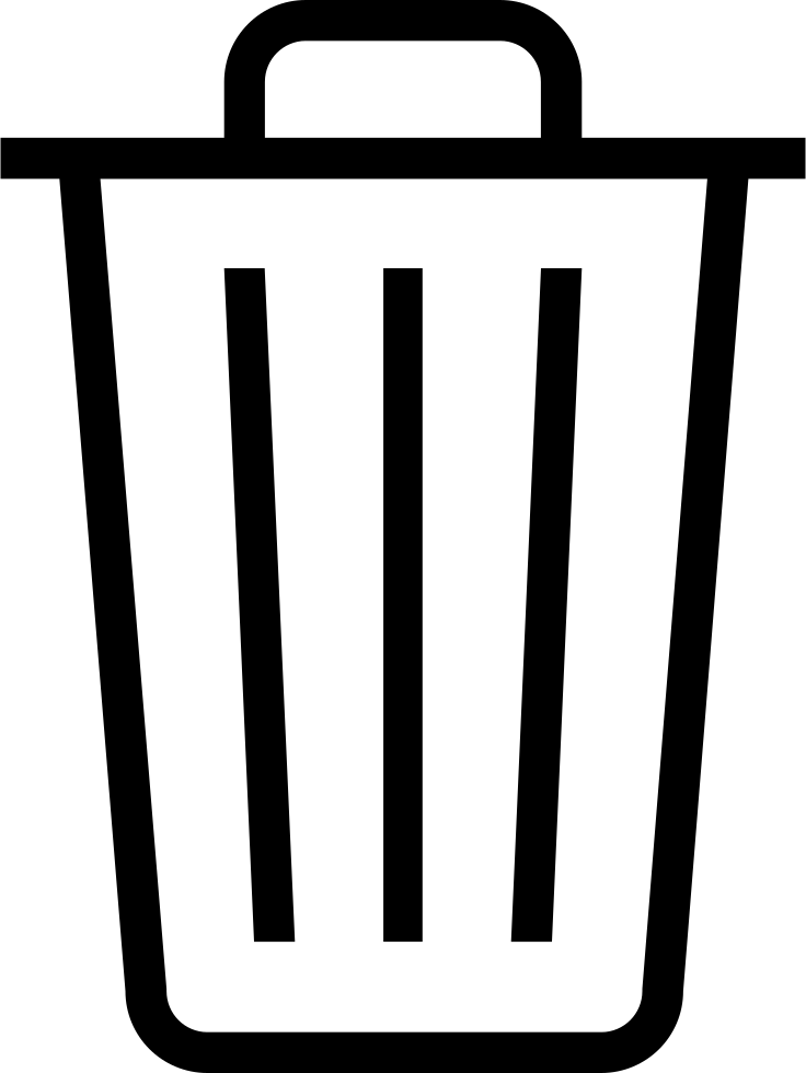 736x980 Ios Trash Outline Png Icon Free Download
