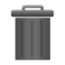 256x256 Trash Empty Icon Android Style Iconset Wallec