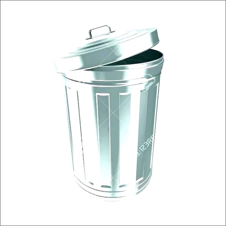 770x770 Tin Trash Can