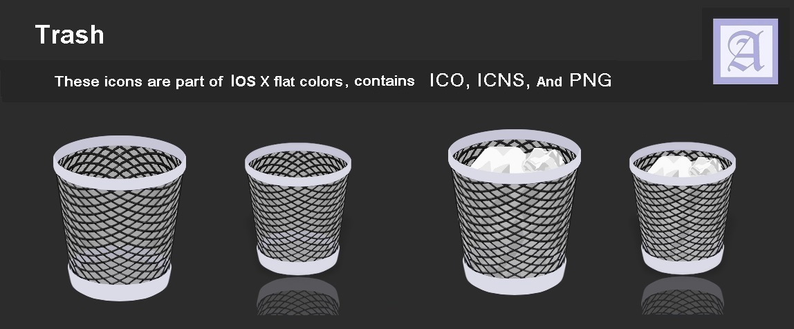 1148x476 Trash Ios Icon Flat Colors