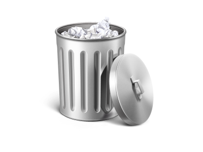 bulk delete trash in mac trash can