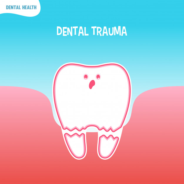 626x626 Cartoon Bad Tooth Icon With Dental Trauma Vector Premium Download