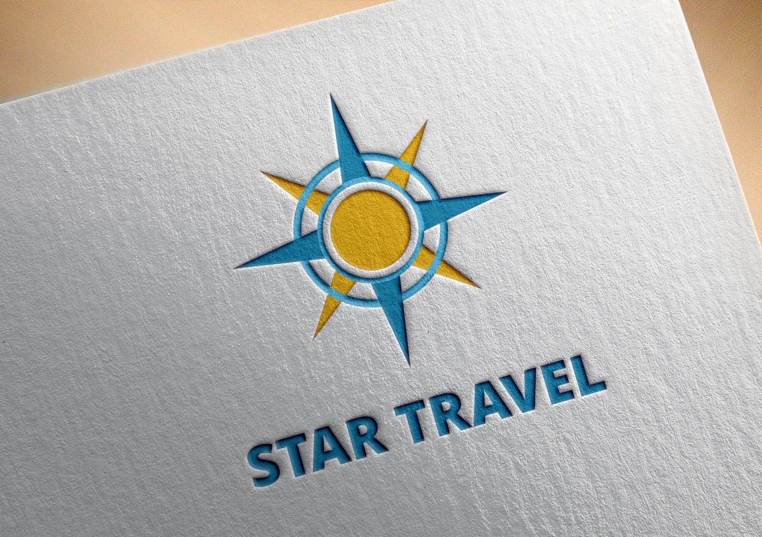 1500x1057 Star Travel Logo Template, Tourism, Adventures, Travel Agency