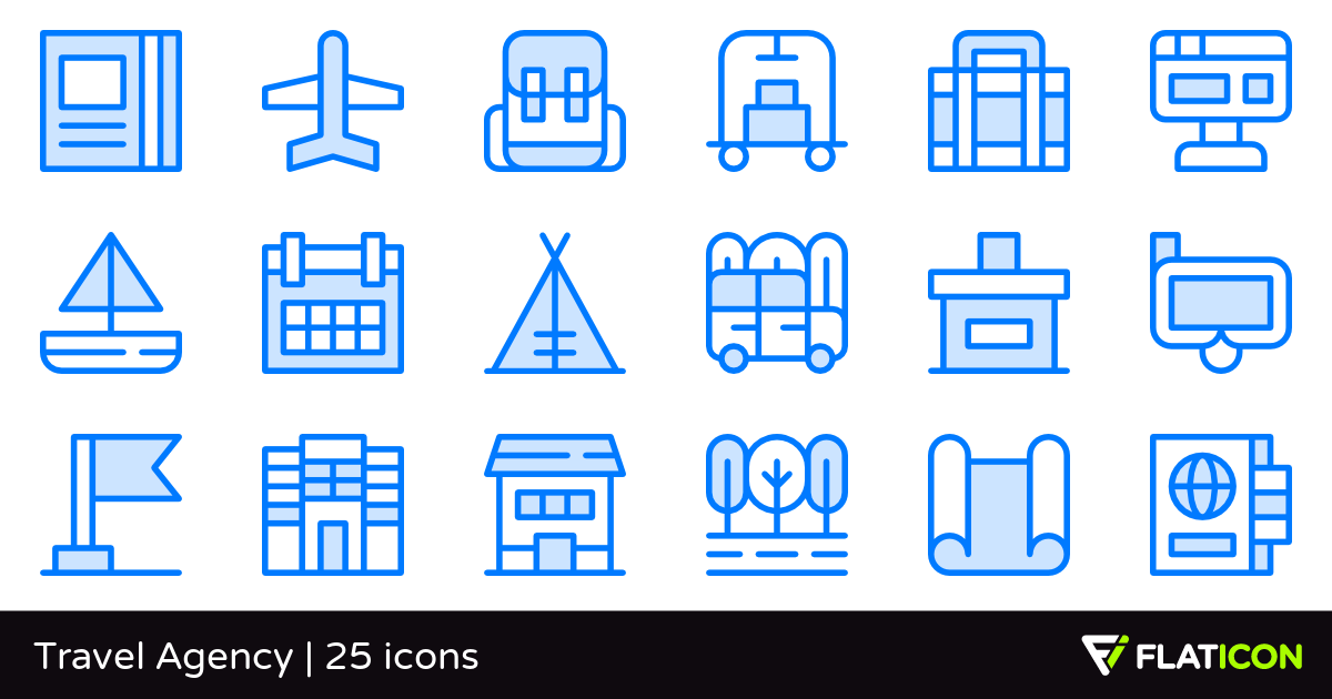 1200x630 Travel Agency Free Icons