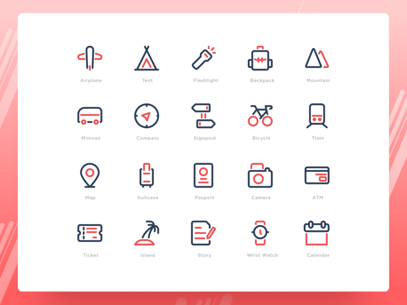 800x600 Travel Icons