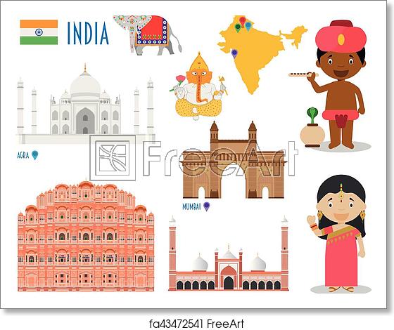 Free Art Print Of India Flat Icon Set Travel And Tourism Concept 560x470 Free Art Print Of India Flat Icon Set Travel And Tourism Concept