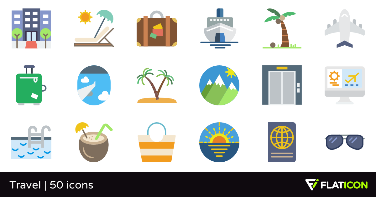Travel Free Icons 1200x630 Travel Free Icons