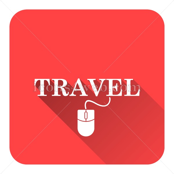 Book Online Travel Flat Icon With Long Shadow Vector 600x600 Book Online Travel Flat Icon With Long Shadow Vector