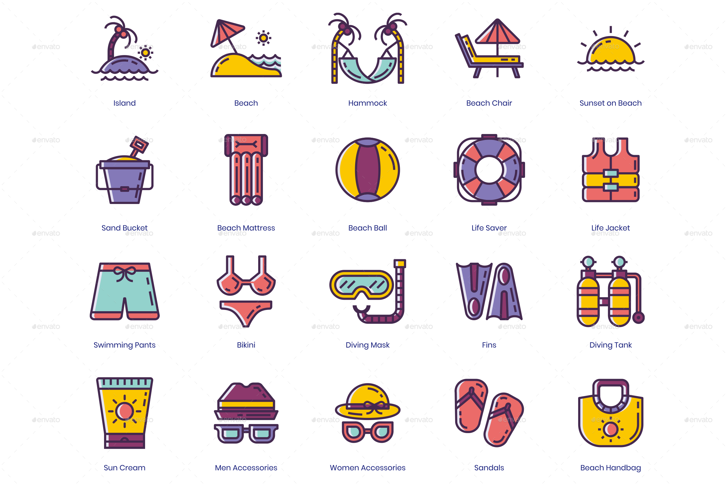 Travel Icons 2340x1560 Travel Icons