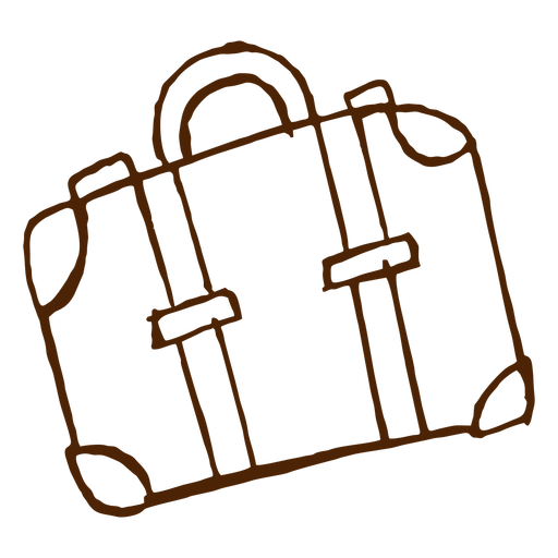 512x512 Hand Drawn Travel Bag Icon