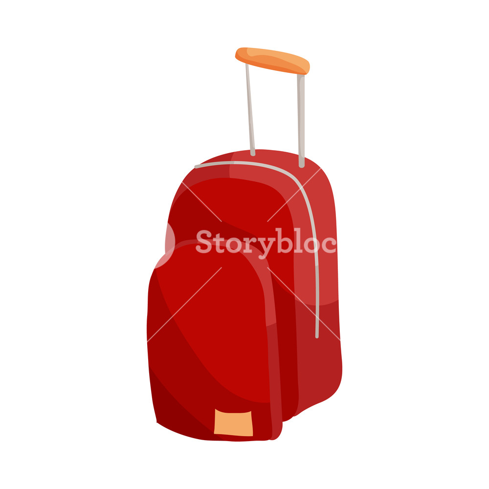 Travel Insurance Concept Luggage Icon In Cartoon Style Isolated 1000x1000 Travel Insurance Concept Luggage Icon In Cartoon Style Isolated