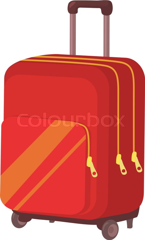 486x800 Travel Suitcase Icon Cartoon Stock Vector Colourbox