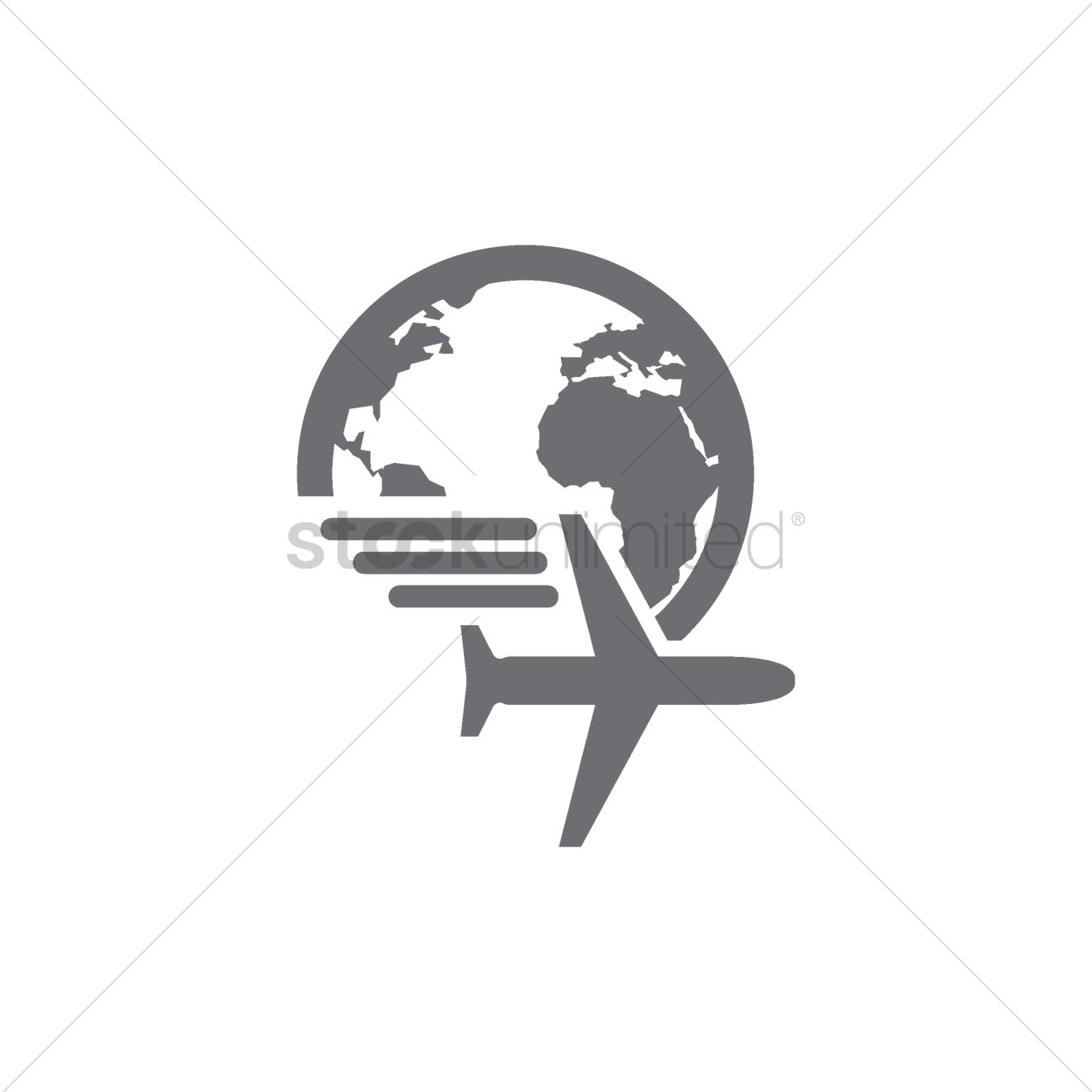 1300x1300 Global Traveling Icon Vector Image