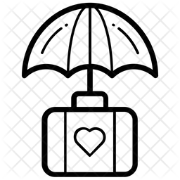 256x256 Travelling Icon Of Line Style