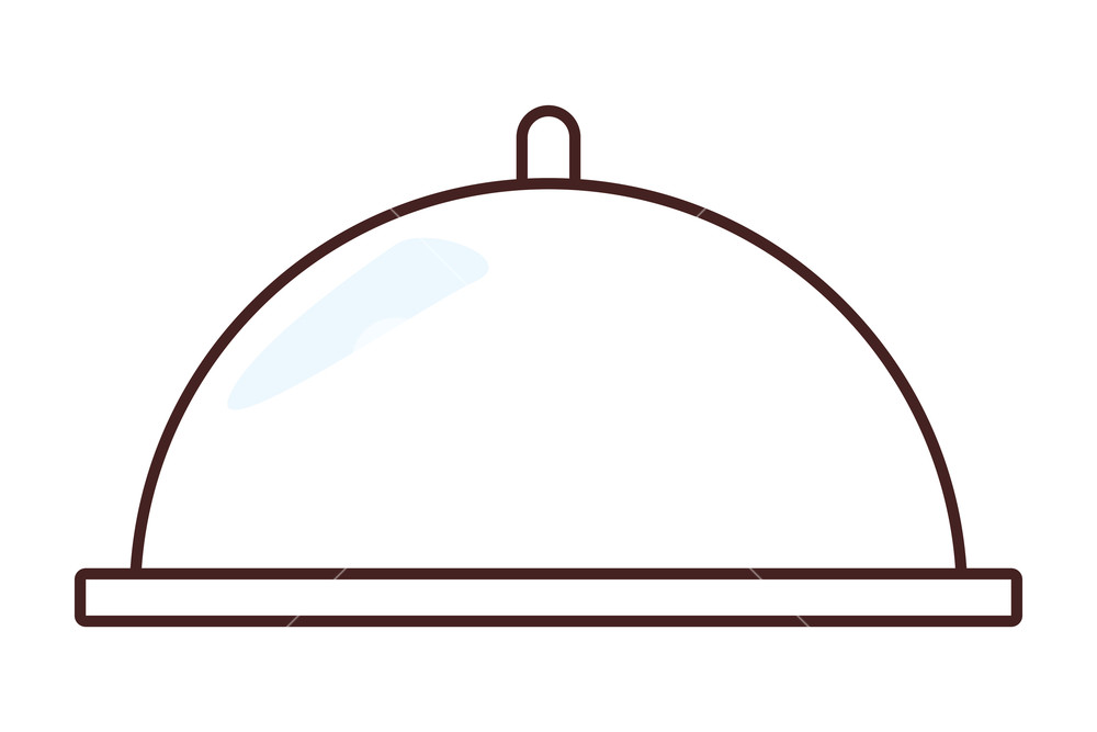 1000x667 Food Tray Icon Vector Illustration Graphic Design Royalty Free