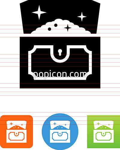 400x498 Treasure Chest Icon