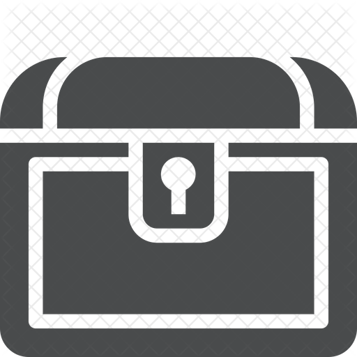 512x512 Treasure Chest Icon Of Glyph Style