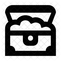 256x256 Treasure Icon Of Glyph Style