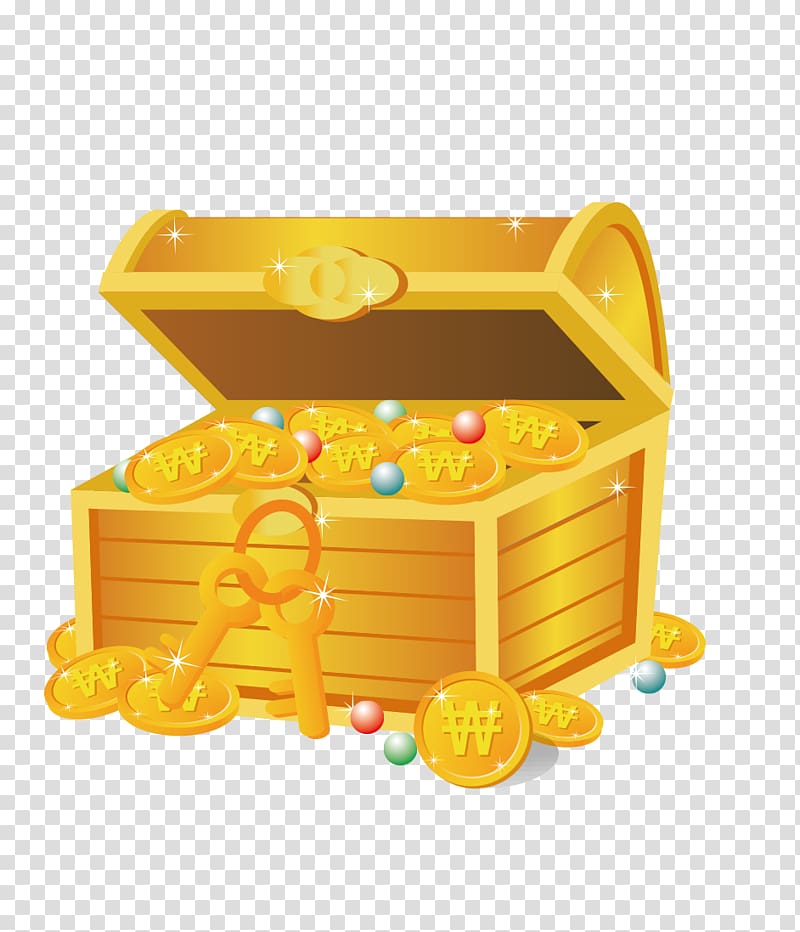 800x932 Buried Treasure Icon, Gold Sparkling Jewelry Box Transparent