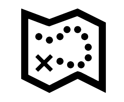 410x338 Treasure Map Icon In Android Style This Treasure Map Icon Has