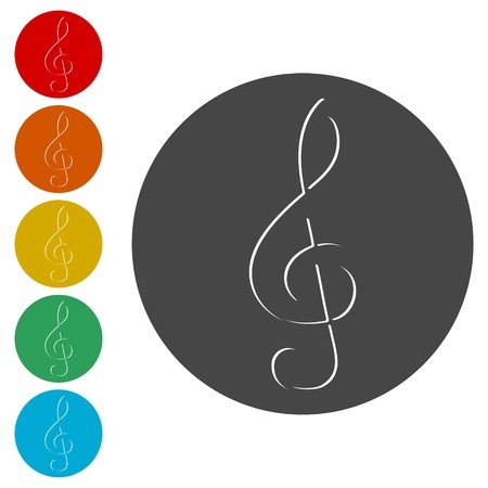 450x450 Treble Clef Icon, Musical Key Royalty Free Vector Graphics