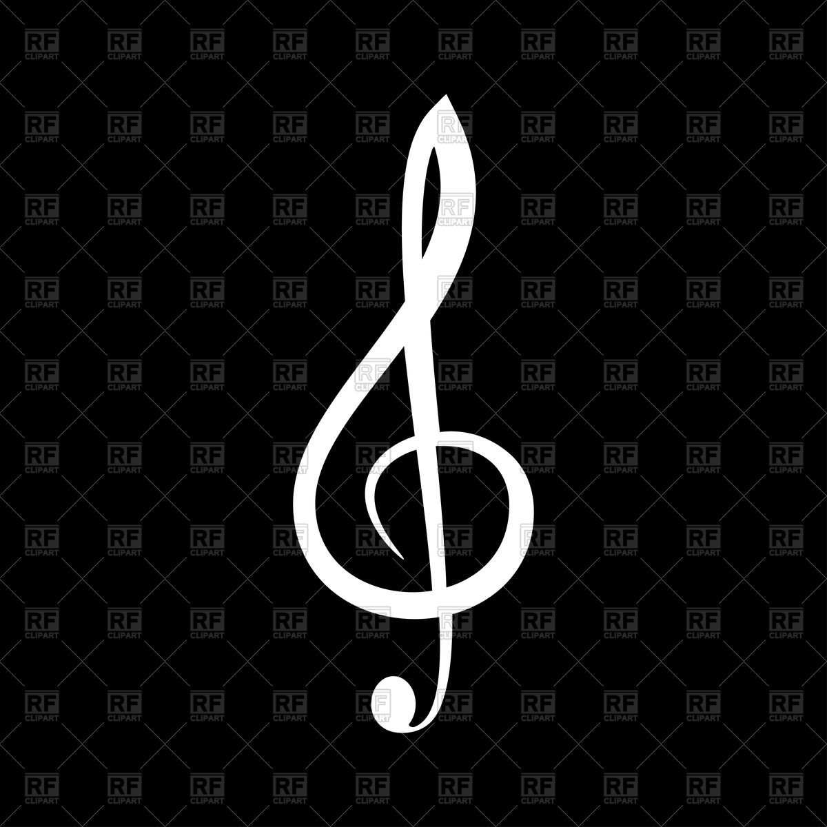 Treble Clef Icon at Vectorified.com | Collection of Treble Clef Icon ...