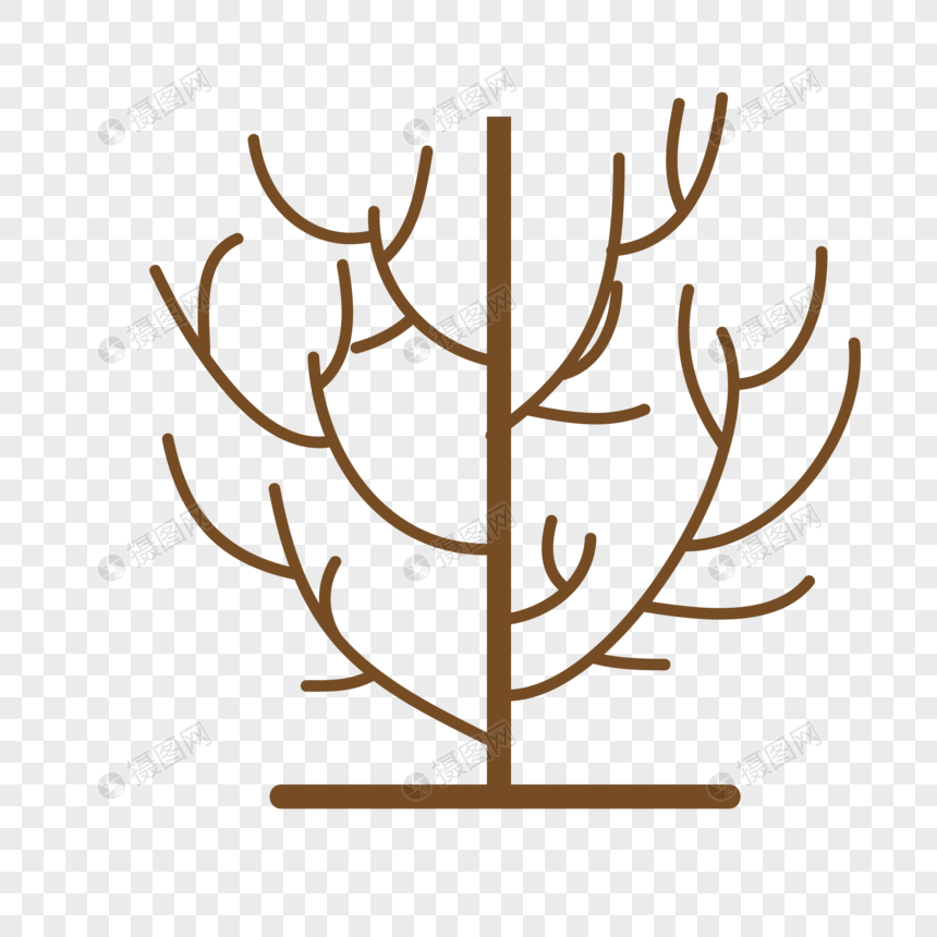 860x860 Hand Drawn Lines Tree Branches Vector Icon Graphics Png