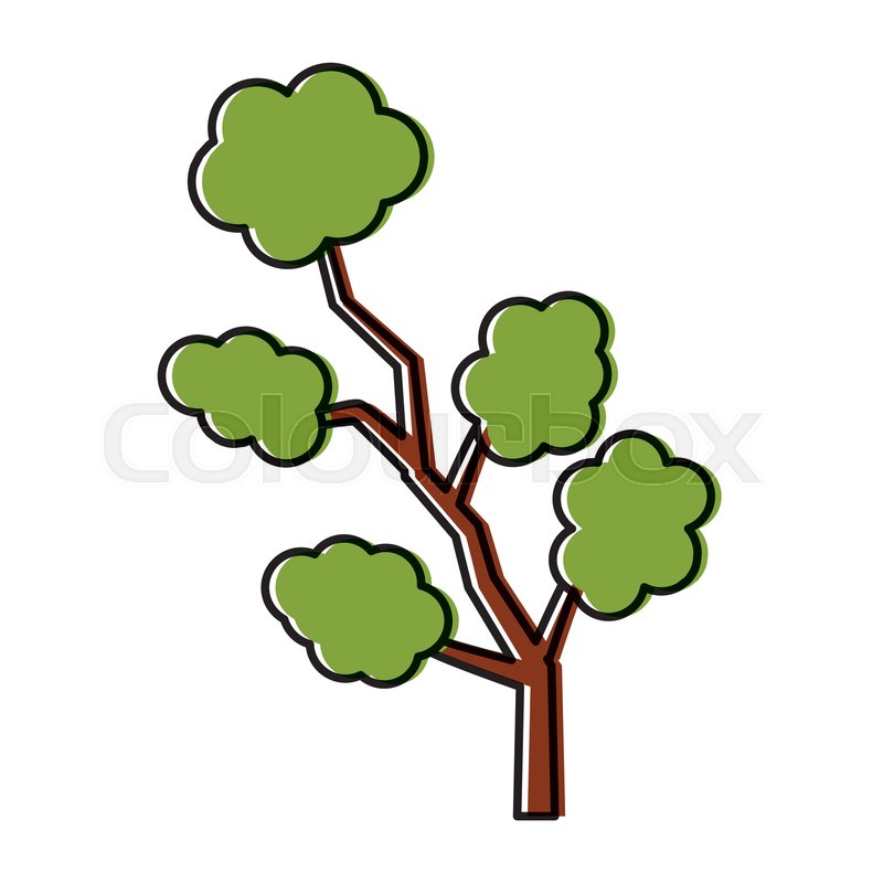 800x800 Tree Branch Isolated Icon Vector Stock Vector Colourbox