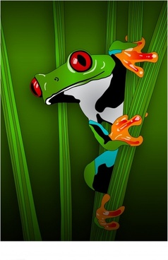 238x368 Tree Frog Free Vector Download
