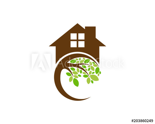 500x400 Tree House Icon Logo Design Element