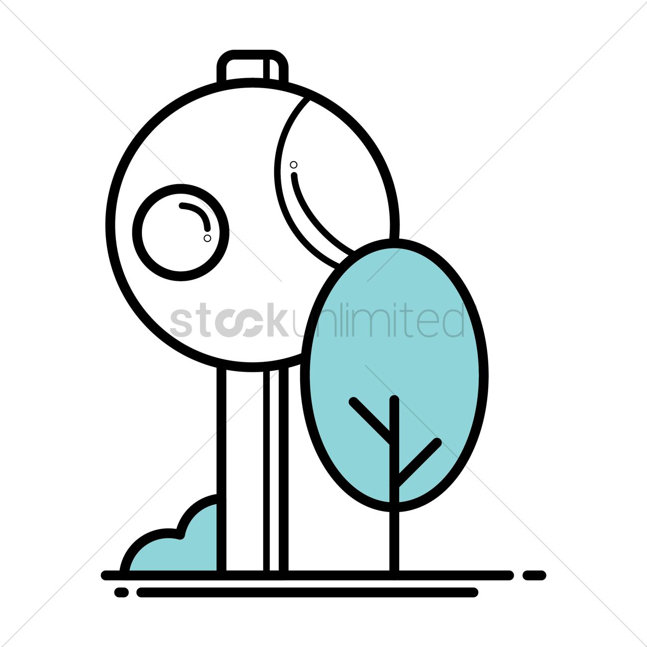 1300x1300 Tree House Icon Vector Image