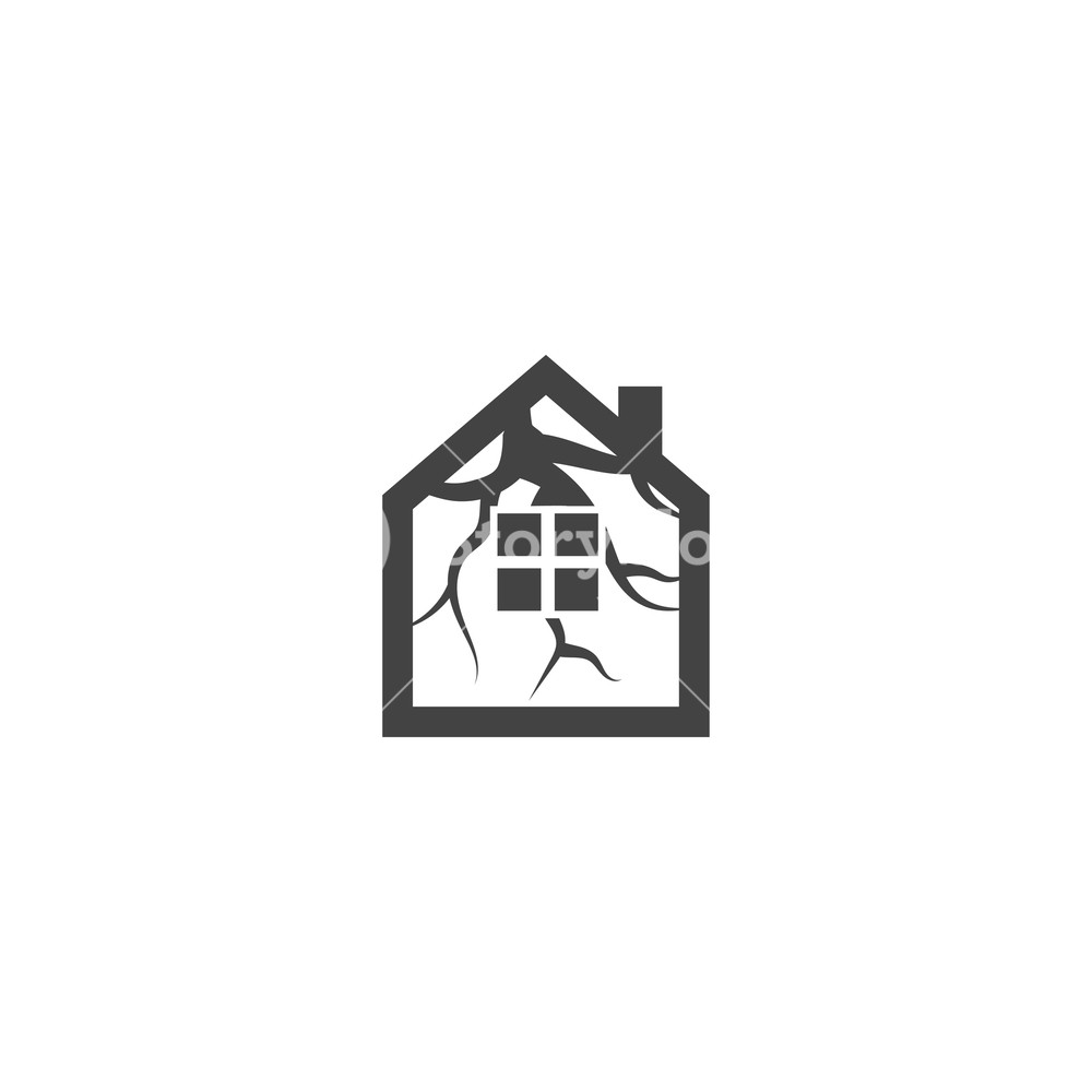 1000x1000 Tree House Logo Icon Graphic Template Royalty Free Stock Image