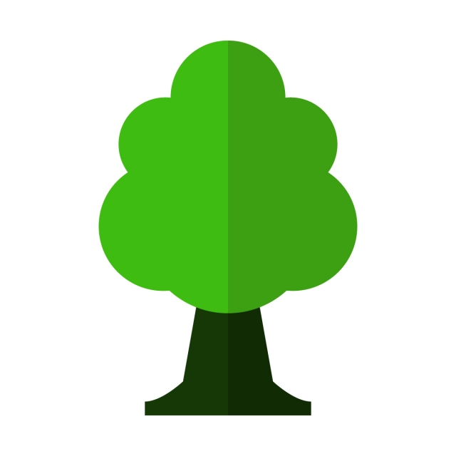 640x640 Tree Icon, Background, Design, Web Png And Vector With Transparent