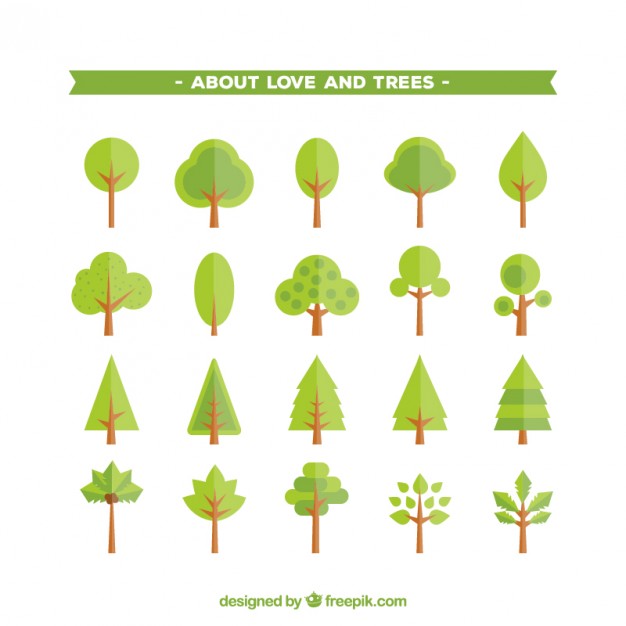 626x626 Trees Icons Vector Free Download