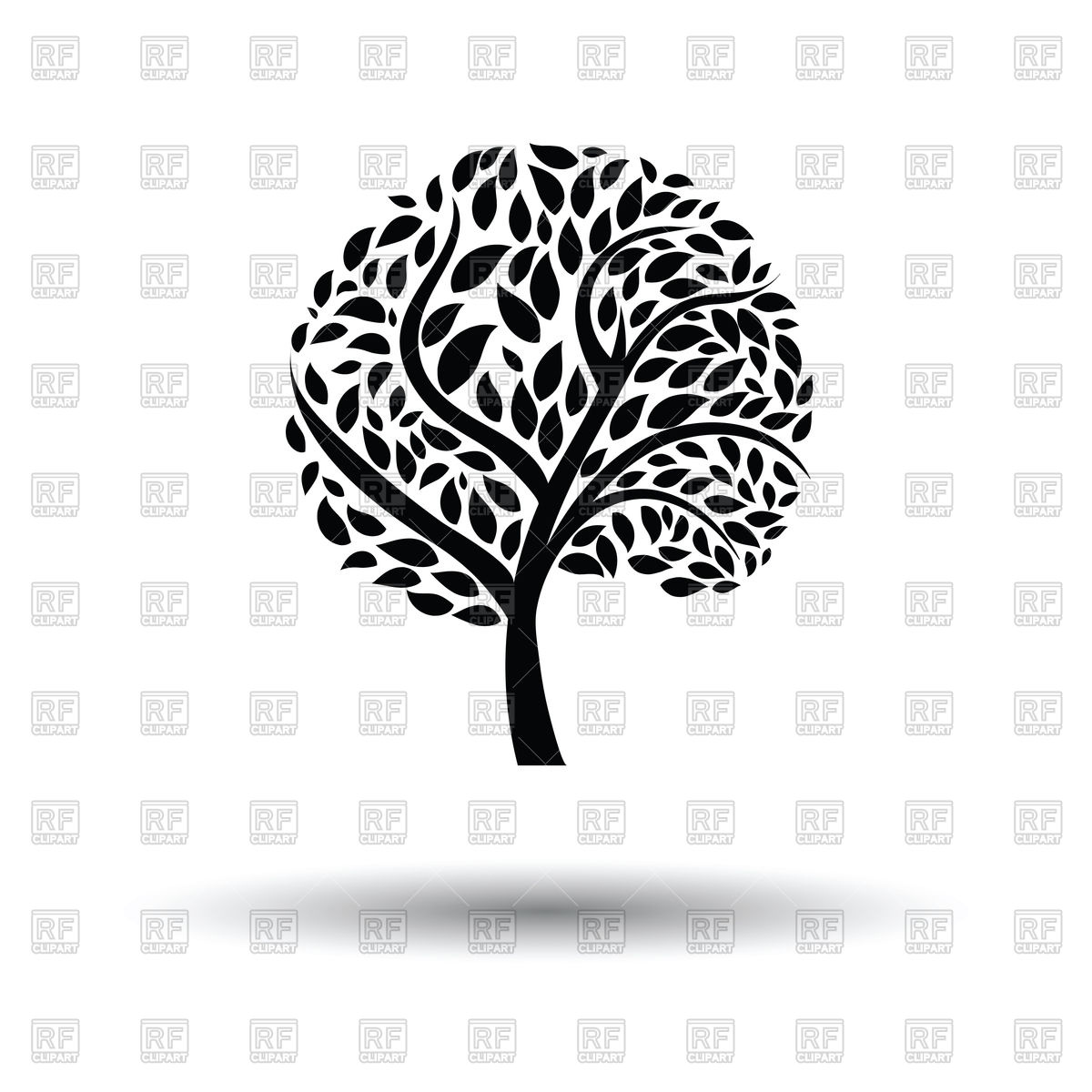 1200x1200 Ecological Tree Icon Vector Image Of Signs, Symbols, Maps Angelp
