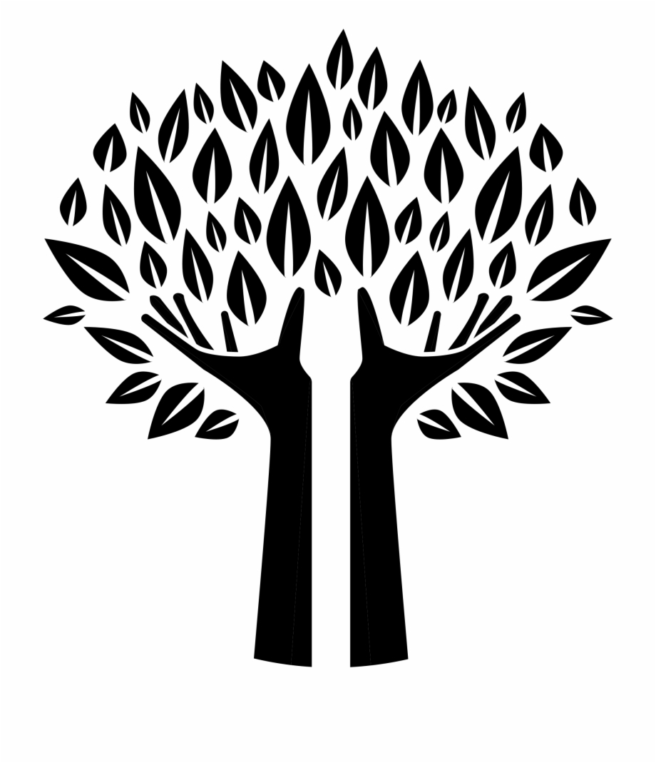 920x1069 Hands Tree Silhouette Icons Png
