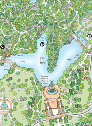 300x412 New Central Park Map Identifies, Plots Trees The Dirt