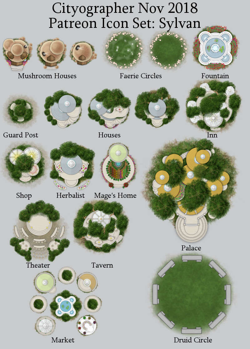 800x1115 Cityographer Sylvan City Map Icons