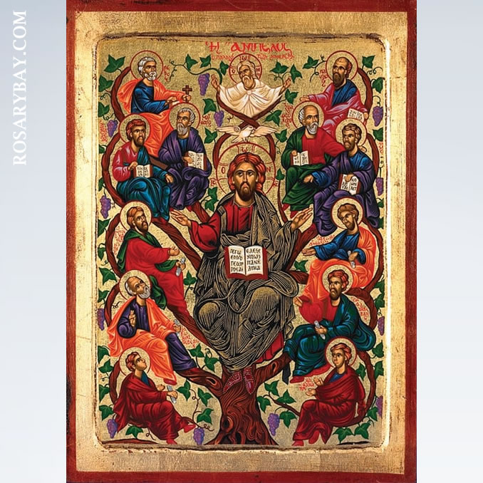 Jesus Tree Of Life Icon Hand Painted In Greece 678x678 Jesus Tree Of Life Icon Hand Painted In Greece