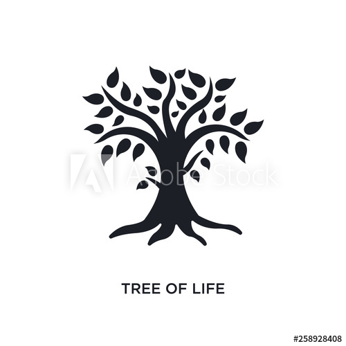 Black Tree Of Life Isolated Vector Icon Simple Element 500x500 Black Tree Of Life Isolated Vector Icon Simple Element