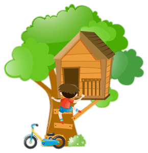 290x300 Boy Climbing Up A Treehouse Icons Png