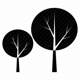256x256 Trees Icon