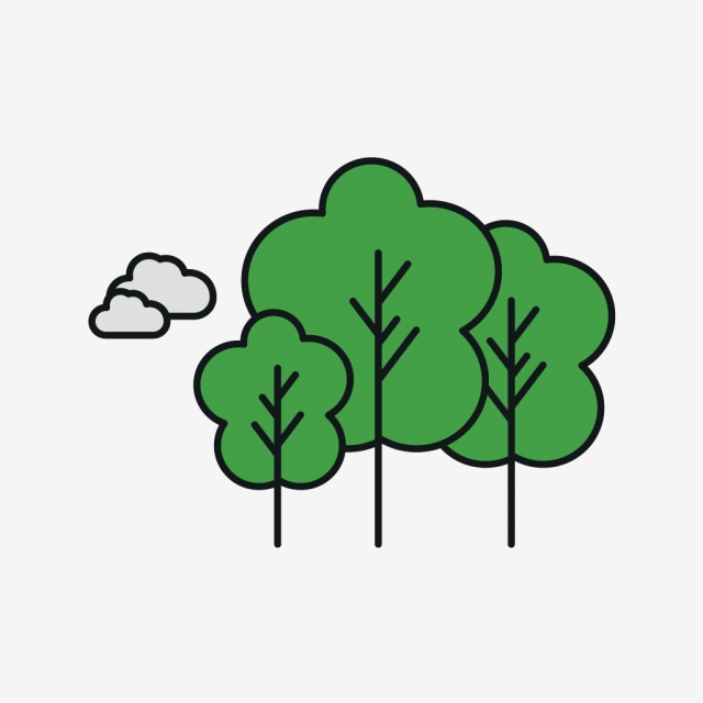 640x640 Vector Trees Icon, Nature, Natural, Trees Png And Vector