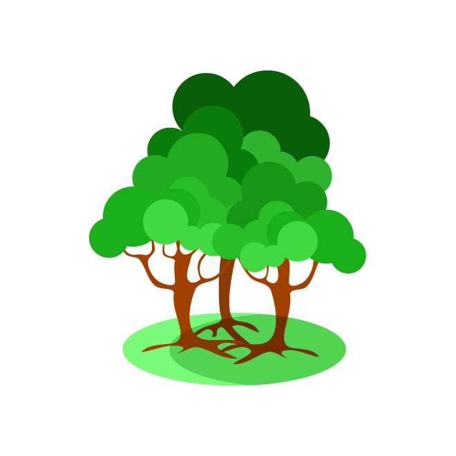 660x660 Green Trees Icon Free Icon Packs Ui Download