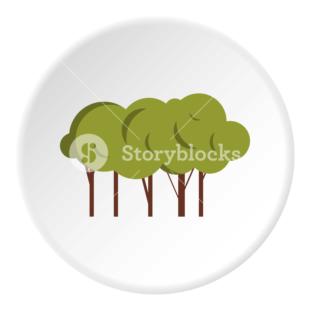 1000x1000 Lot Of Trees Icon Flat Illustration Of Lot Of Trees Vector Icon
