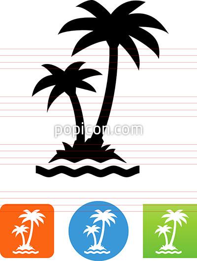 400x530 Palm Trees Icon