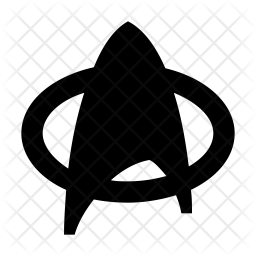 256x256 Star Trek Icon Of Glyph Style